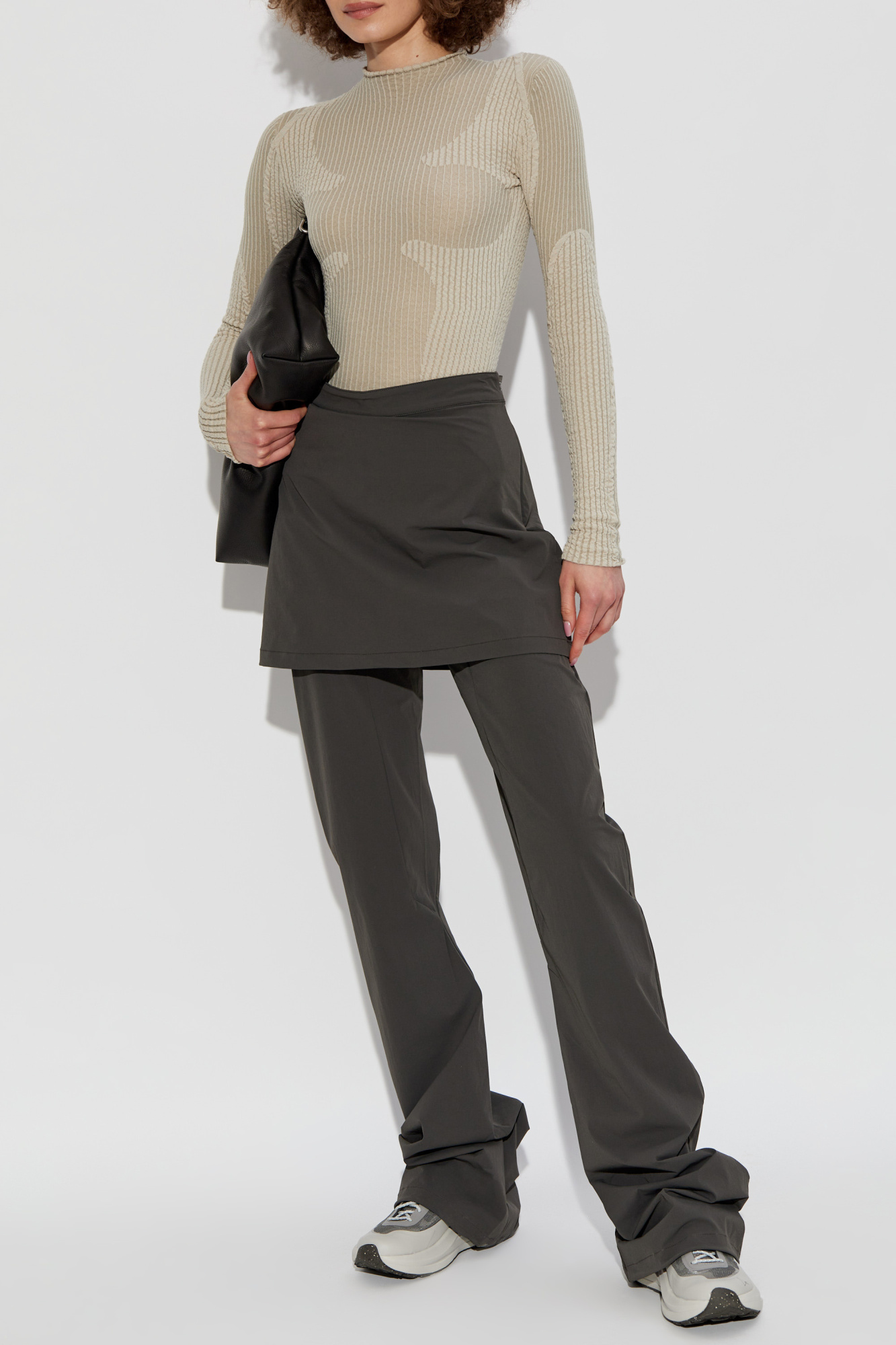 パンツ ROA Skort stretch nylon trousers Skort Pants Dark Grey – ROA